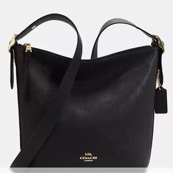 🆕🔥NWT! Coach Val Duffle Bag Black Msrp:$398.00 - Picture 2 of 5